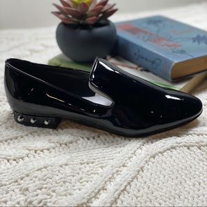 Marc Fisher Abree Loafers Black Patent Leather